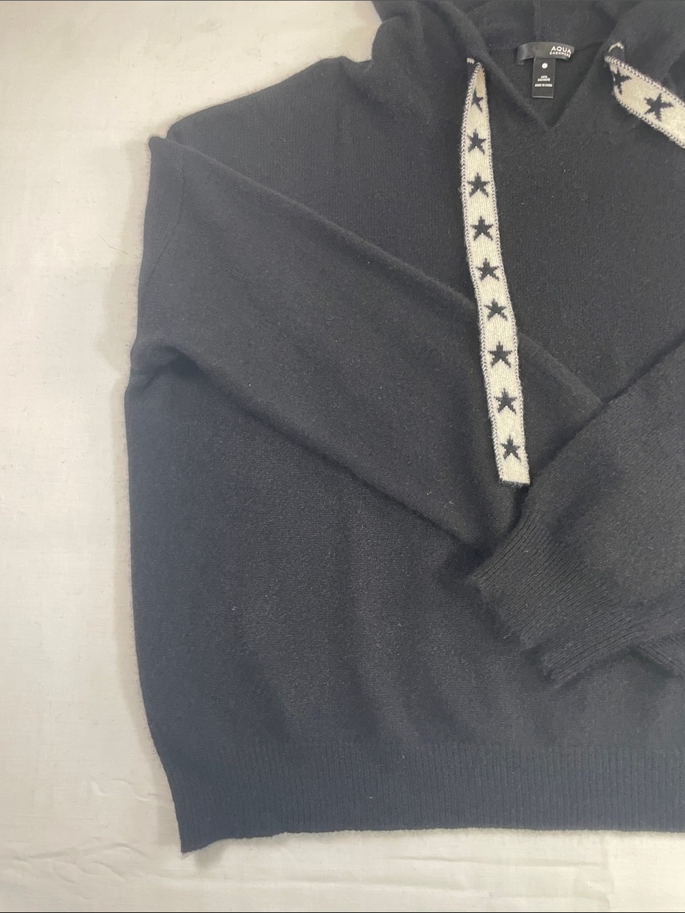Hoodie Cashmere Oversized Black Jumper Sweater WL - Picture 6 of 10